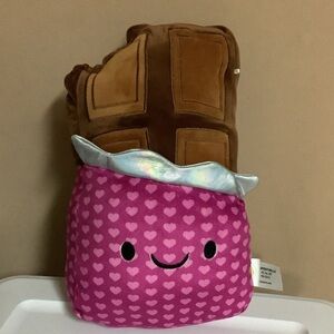 Cute Chocolate Bar 12 inches Plush Pillow Preloved